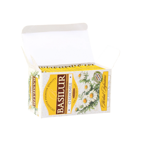 Caffeine free - Chamomile Herbal Infusions - 25 Enveloped Sachets
