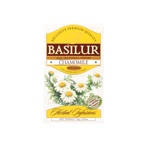 Caffeine free - Chamomile Herbal Infusions - 25 Enveloped Sachets