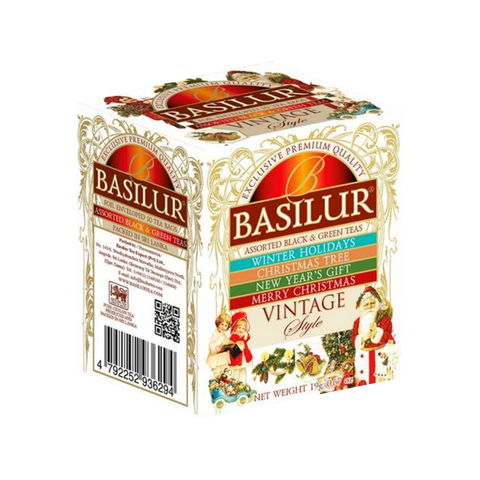 Christmas Black Tea Assorted Tea Bags - 10 Bags (4 Varieties)