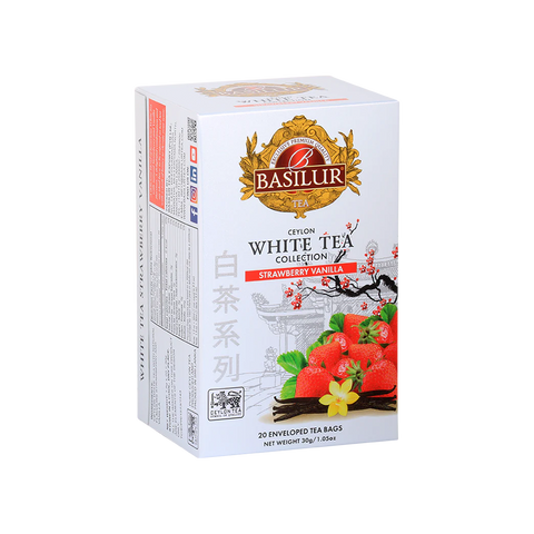 White Tea - Strawberry Vanilla in envelopes - 20 x 1.5 g
