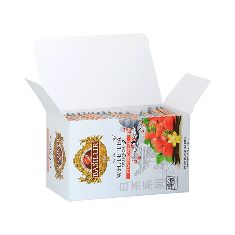 White Tea - Strawberry Vanilla in envelopes - 20 x 1.5 g