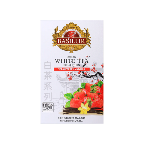 White Tea - Strawberry Vanilla in envelopes - 20 x 1.5 g