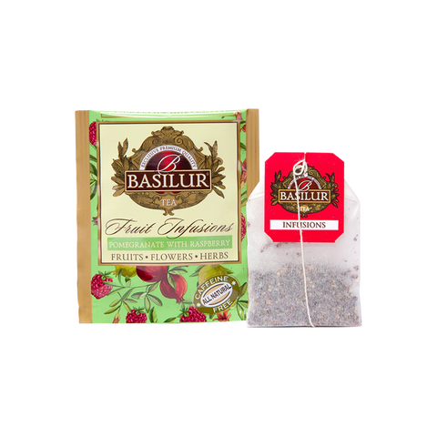 Fruit Infusions - Pomegranate with Raspberry - 20 Enveloped Tea Bags