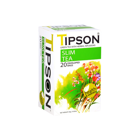 Tipson Herbal Wellness - Slim Tea - 20 Enveloped Tea Bags