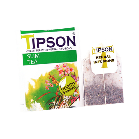 Tipson Herbal Wellness - Slim Tea - 20 Enveloped Tea Bags