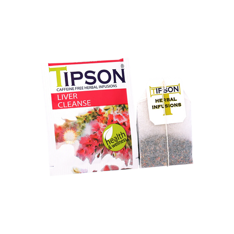 Tipson Herbal Wellness - Liver Cleanse Tea - 20 Enveloped Tea Bags