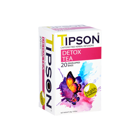 Tipson Herbal Wellness - Detox Tea - 20 Enveloped Tea Bags