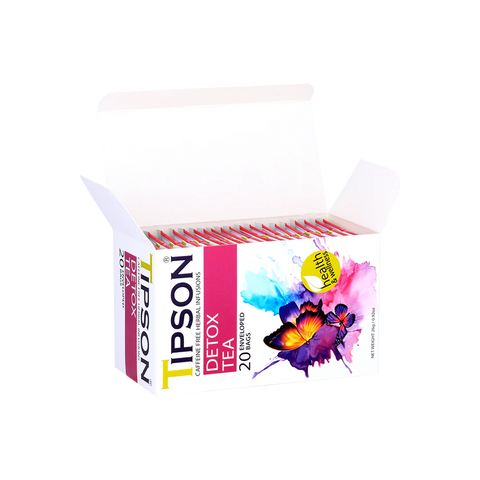 Tipson Herbal Wellness - Detox Tea - 20 Enveloped Tea Bags
