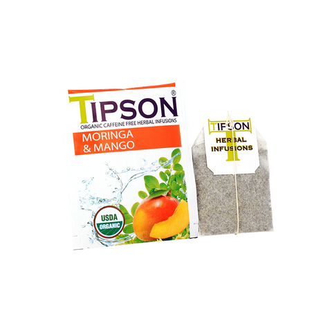 Organic Moringa Mango - 25 Enveloped Tea Bags