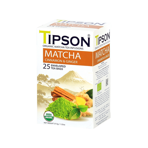 Matcha Cinnamon&Ginger - 25 Enveloped Tea Bags