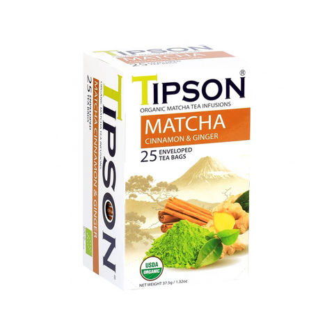 Matcha Cinnamon&Ginger - 25 Enveloped Tea Bags