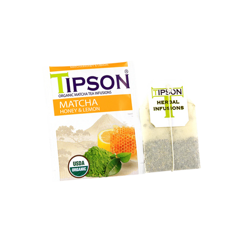 Organic Matcha Honey & Lemon - 25 Enveloped Tea Bags