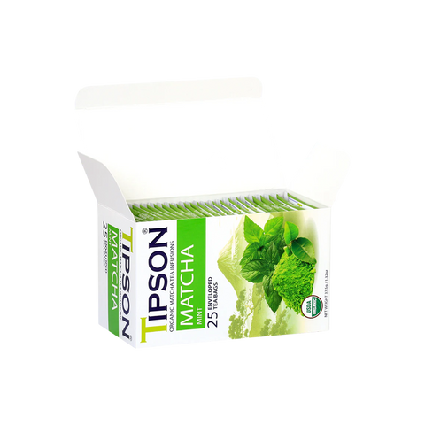 Tipson - Matcha Mint in envelopes - 25 x 1.5 g